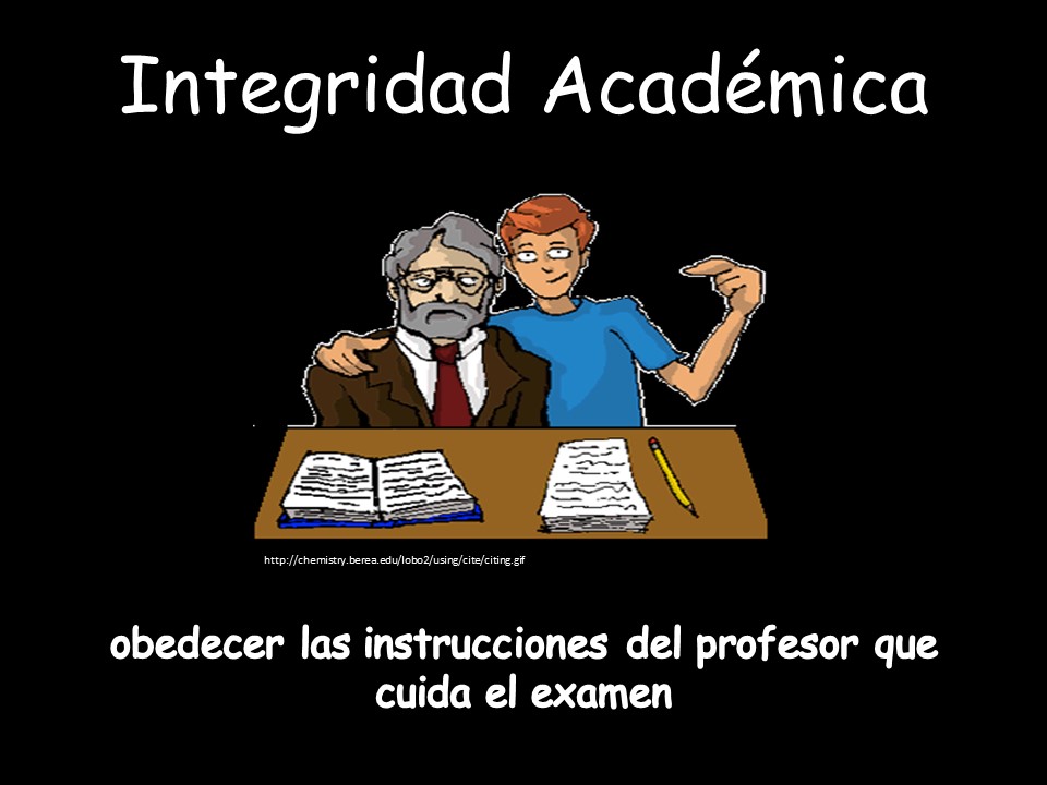 Integridad académica (vs) Conducta improcedente Liceo