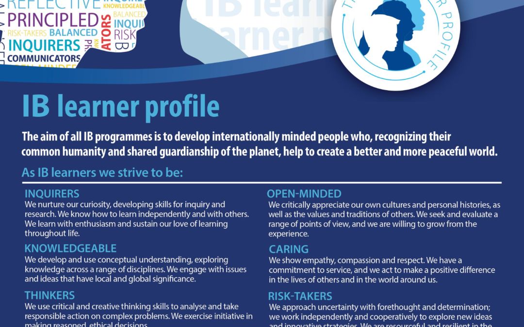 Let’s remember the IB Learner profile and its 10 attributes